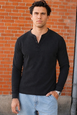 Jack & Jones Norrebro Henley LS Bla